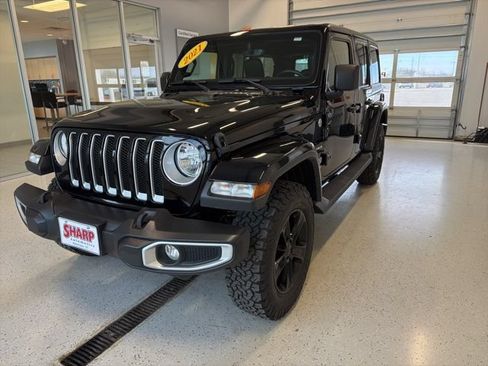 Used 2021 Jeep Wrangler Unlimited Sahara w/ Uconnect 4C Nav & Sound Group AWD/4WD image 6