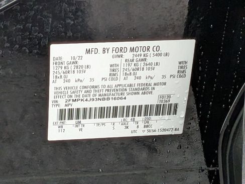 Used 2022 Ford Edge SEL w/ Convenience Package AWD/4WD image 31