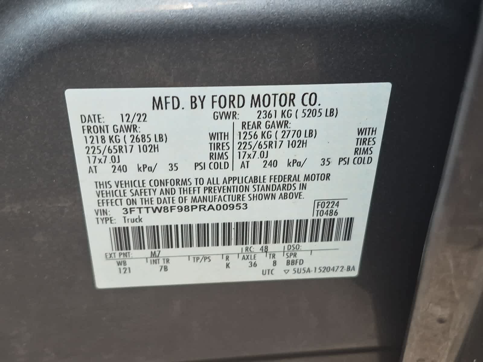 Used 2023 Ford Maverick XLT w/ Equipment Group 300A Standard AWD/4WD image 35