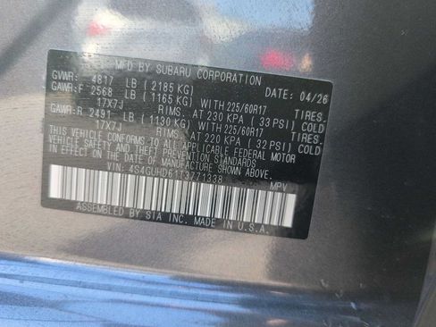 New 2026 Subaru Crosstrek 2.0i Premium AWD/4WD image 31