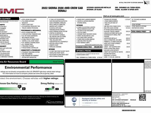 Used 2022 GMC Sierra 3500 Denali w/ Technology Package image 2