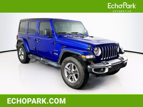 Used 2019 Jeep Wrangler Unlimited Sahara AWD/4WD image 1