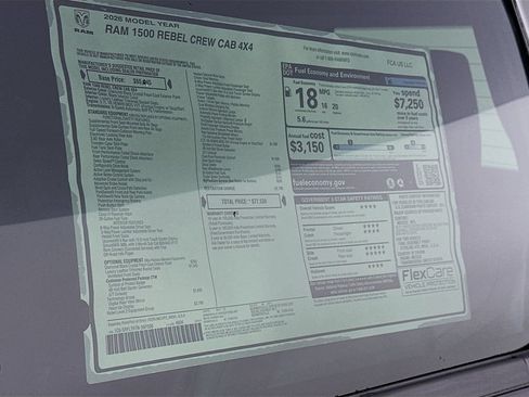 New 2026 RAM 1500 Rebel AWD/4WD image 21