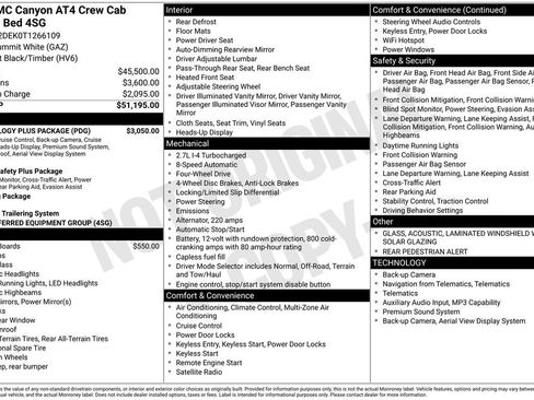 New 2026 GMC Canyon AT4 w/ Technology Plus Package AWD/4WD image 5