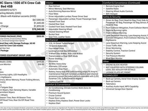 Used 2023 GMC Sierra 1500 AT4 w/ AT4 Preferred Package AWD/4WD image 35