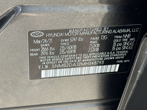 Used 2021 Hyundai Santa Fe SEL AWD/4WD image 28