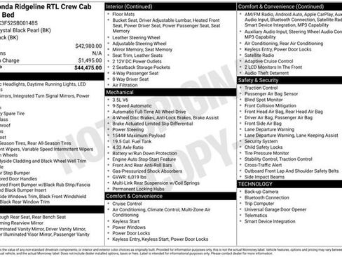 Used 2025 Honda Ridgeline RTL image 7