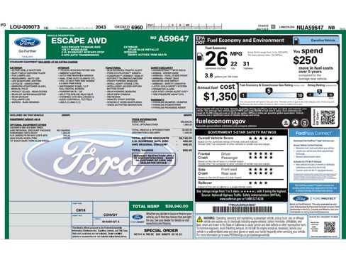 Used 2022 Ford Escape Titanium AWD/4WD image 2