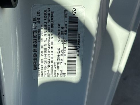 Used 2022 INFINITI Q60 Red Sport 400 w/ Cargo Package image 28