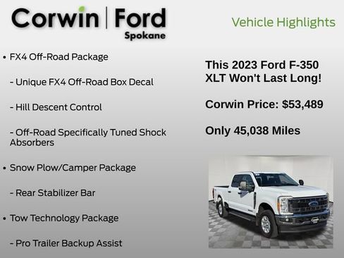 Used 2023 Ford F350 XLT w/ 360-Degree Camera Package image 7