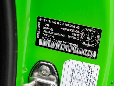 Used 2018 Porsche 911 GT3 RWD image 89
