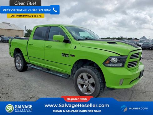 Used 2017 RAM 1500 Sport w/ Sublime Green Sport Package AWD/4WD image 5