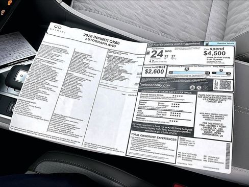 New 2026 INFINITI QX60 Autograph w/ Autograph Tech Package AWD/4WD image 53
