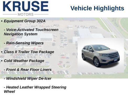 Used 2018 Ford Edge Titanium w/ Equipment Group 302A AWD/4WD image 15