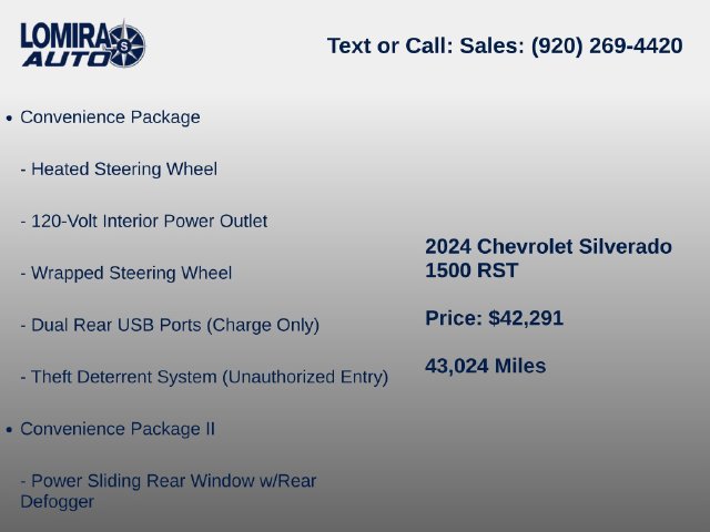 Used 2024 Chevrolet Silverado 1500 RST w/ Convenience Package II AWD/4WD image 11