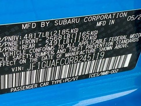 Used 2024 Subaru Impreza 2.0i Sport image 29