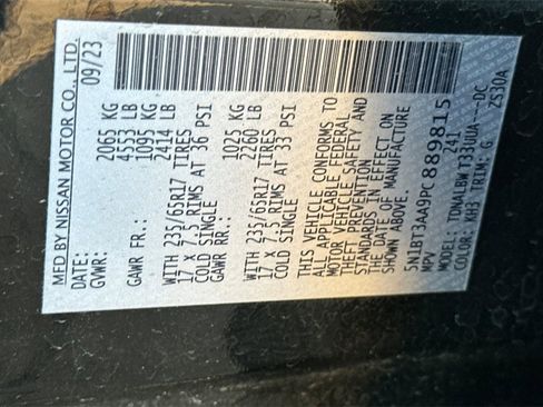 Used 2023 Nissan Rogue S image 35