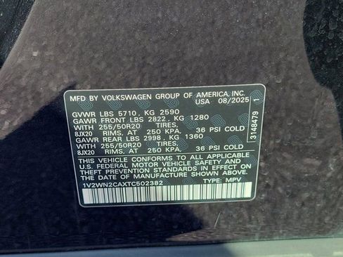 Certified 2026 Volkswagen Atlas SE FWD image 31
