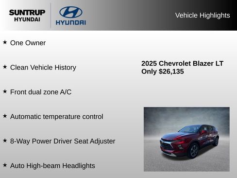 Used 2025 Chevrolet Blazer LT AWD/4WD image 8