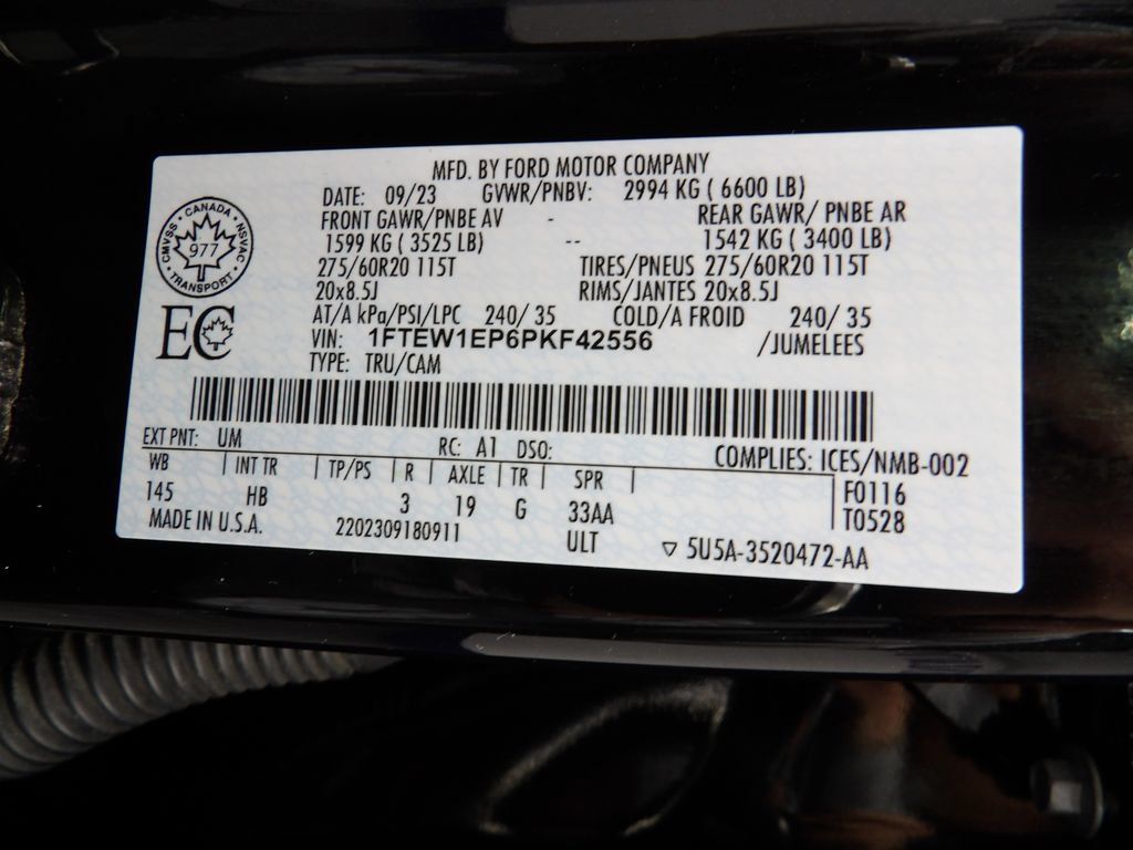 Used 2023 Ford F150 Lariat w/ Equipment Group 502A High AWD/4WD image 60