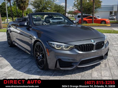 Used 2018 BMW M4 Convertible w/ Competition Package RWD image 1