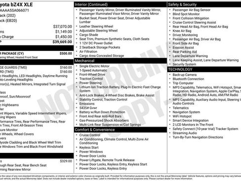 Used 2025 Toyota bZ4X FWD w/ Weather Package image 2