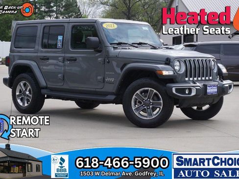 Used 2021 Jeep Wrangler Unlimited Sahara w/ Dual Top Group AWD/4WD image 1