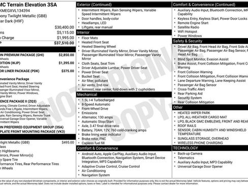 New 2027 GMC Terrain Elevation w/ Elevation Premium Package FWD image 37