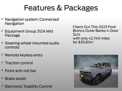 Certified 2023 Ford Bronco Outer Banks