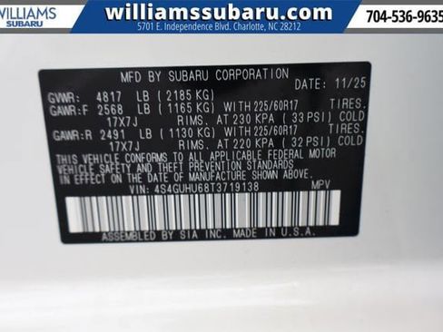 New 2026 Subaru Crosstrek 2.5i Wilderness w/ Wilderness Package image 24