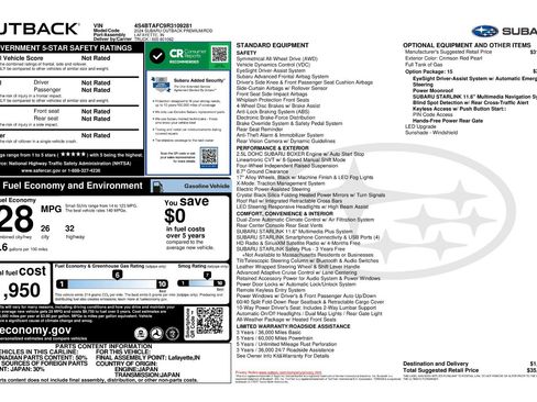 Certified 2024 Subaru Outback Premium AWD/4WD image 11