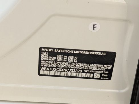 Certified 2022 BMW 750i xDrive w/ Executive Package AWD/4WD image 25