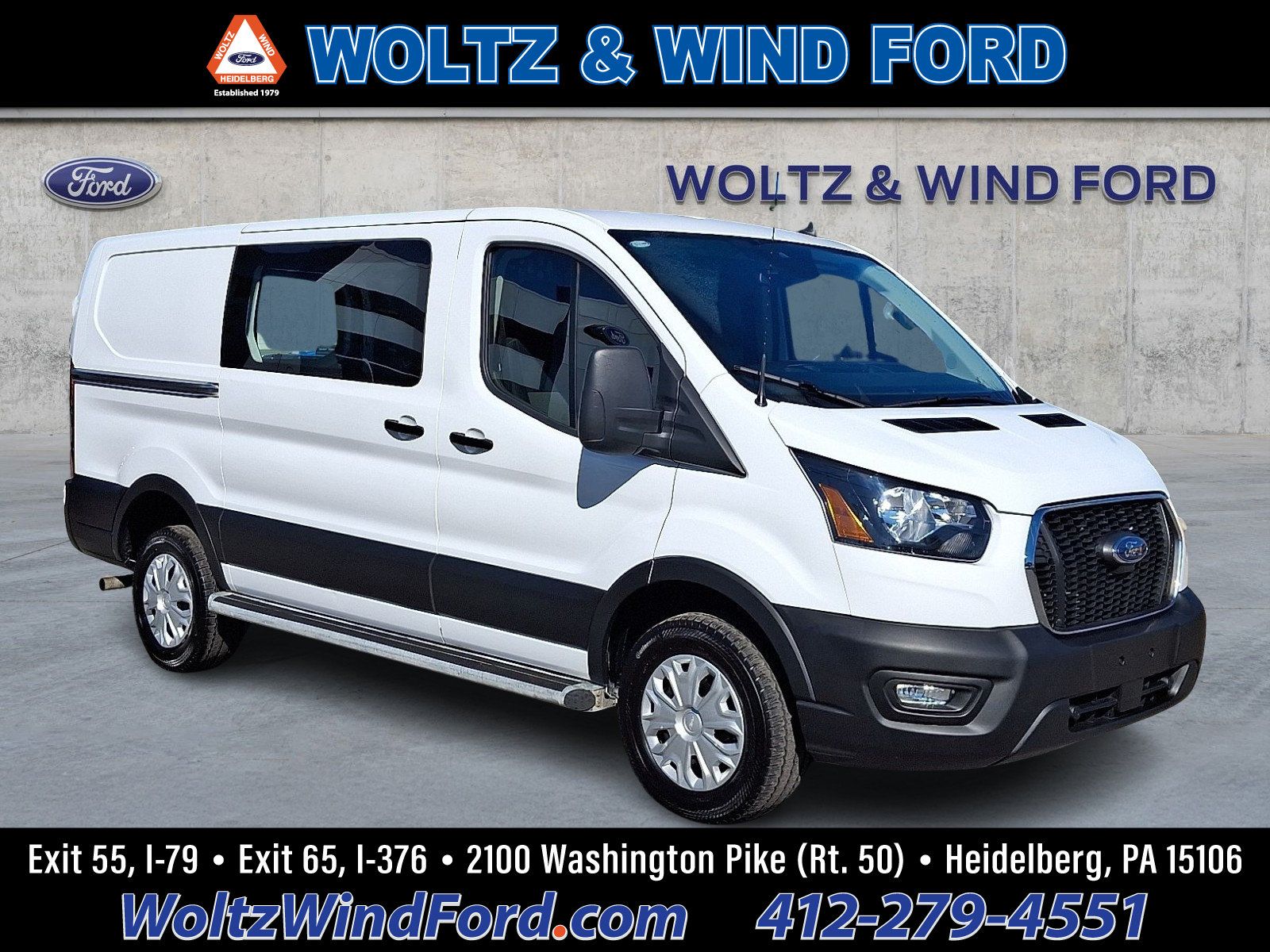 Used 2025 Ford Transit 250 Low Roof w/ Exterior Upgrade Package RWD image 1