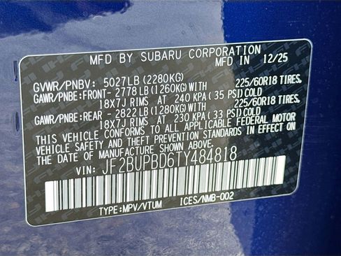 New 2026 Subaru Outback Premium image 42