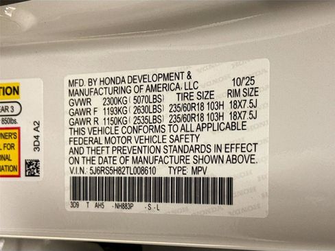 New 2026 Honda CR-V Sport-L image 30