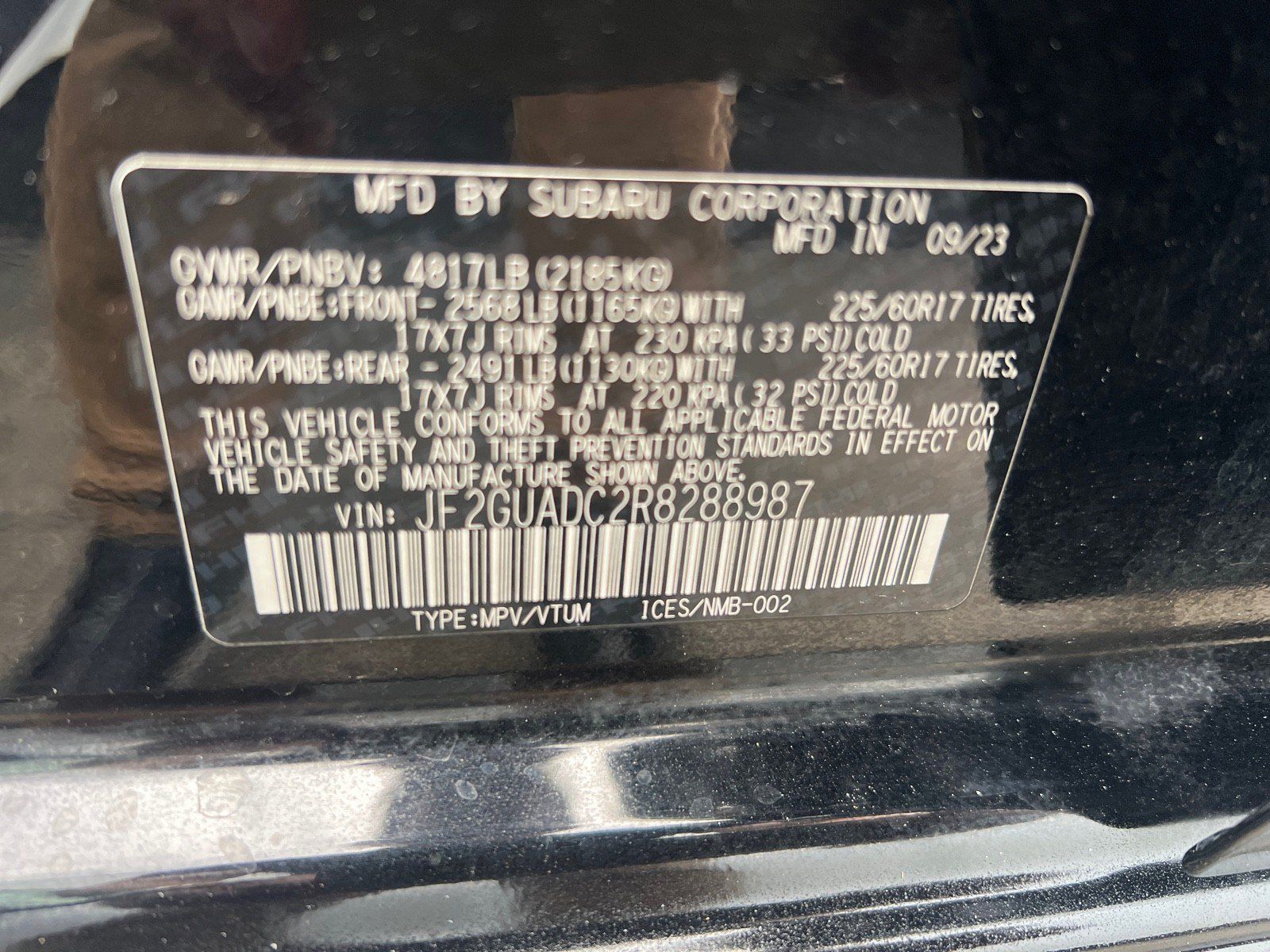 Certified 2024 Subaru Crosstrek 2.0i Premium AWD/4WD image 16