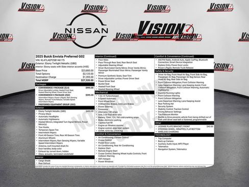 Used 2025 Buick Envista Preferred w/ Convenience I Package image 39