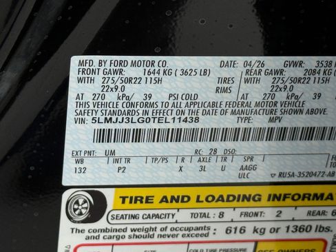 New 2026 Lincoln Navigator L Reserve AWD/4WD image 35