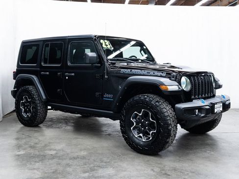 Used 2023 Jeep Wrangler Unlimited Rubicon 4xe AWD/4WD image 1