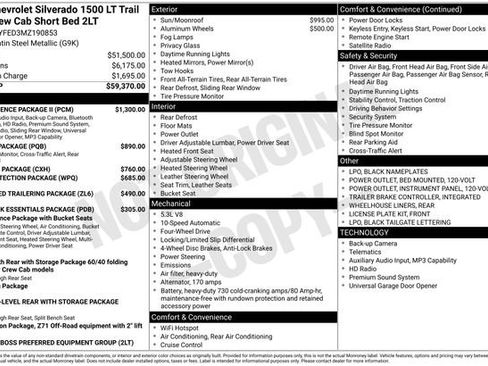 Used 2021 Chevrolet Silverado 1500 LT Trail Boss w/ Convenience Package II image 37