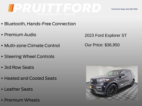 Used 2023 Ford Explorer ST w/ Equipment Group 401A image 31