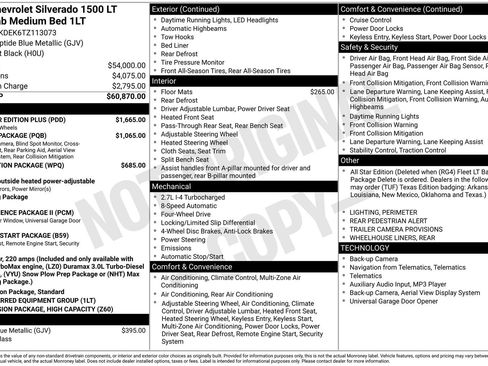 New 2026 Chevrolet Silverado 1500 LT w/ All Star Edition Plus image 5