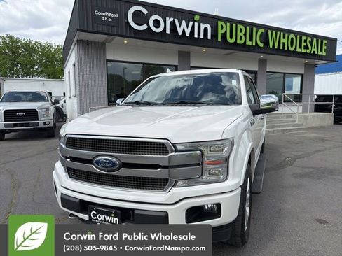 Used 2018 Ford F150 Platinum w/ Technology Package AWD/4WD image 1