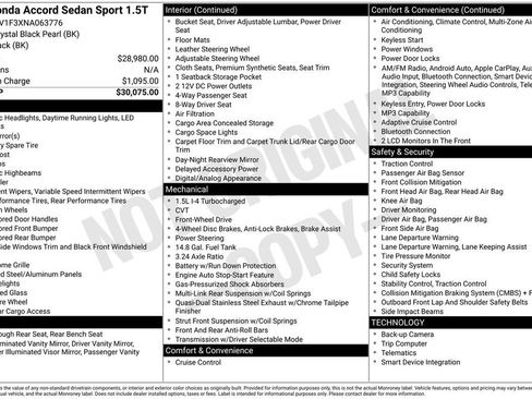 Used 2022 Honda Accord Sport image 4
