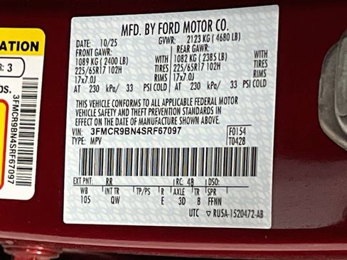 Used 2025 Ford Bronco Sport Big Bend AWD/4WD image 31