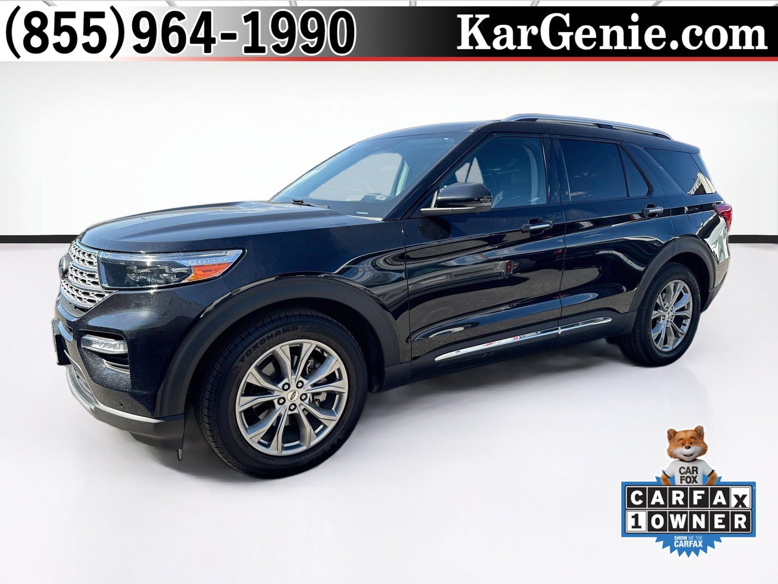 Used 2021 Ford Explorer Limited w/ Equipment Group 301A RWD image 1