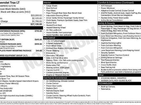 New 2026 Chevrolet Trax LT w/ Driver Confidence Package FWD image 3