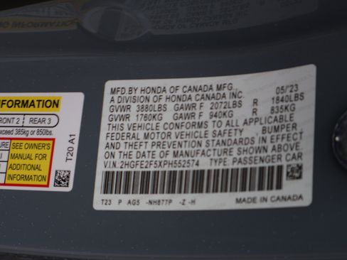 Used 2023 Honda Civic Sport image 42