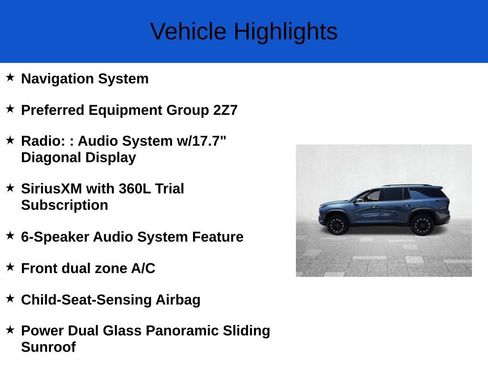 New 2026 Chevrolet Traverse Z71 AWD/4WD image 2