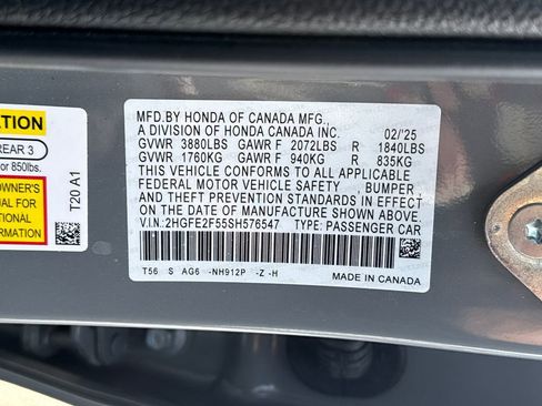 Used 2025 Honda Civic Sport image 20